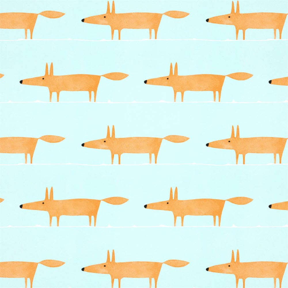 112269 Mr Fox Esala Wallpaper By Scion