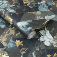 112277 Timepiece Midnight Curiosity Wallpaper by Graham and Brown