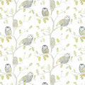 Little Owls Book Of Little Treasures Wallpaper By Harlequin