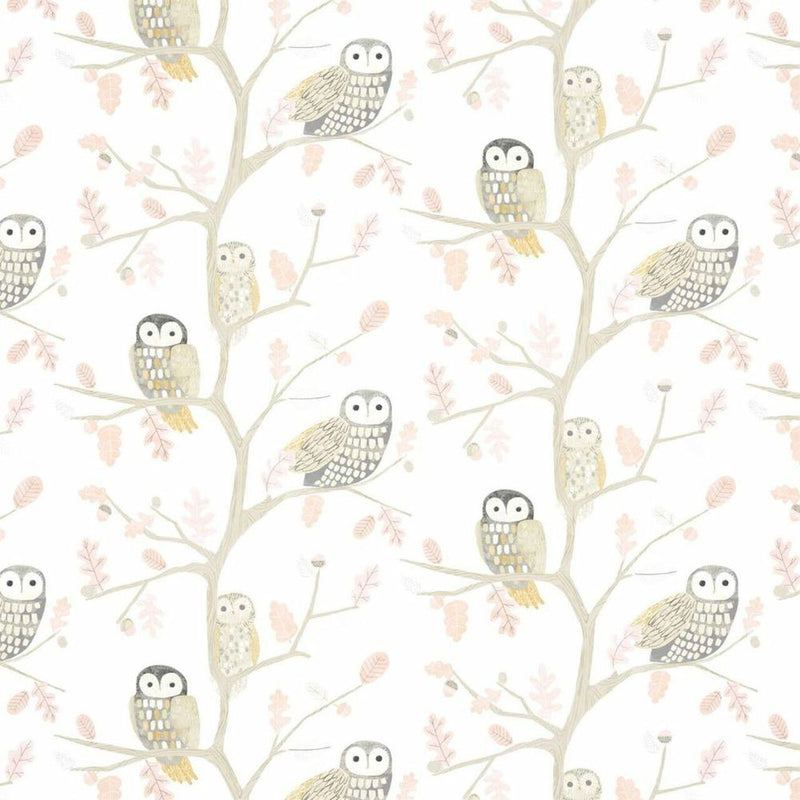 112628 ( HLTF112628 ) Little Owls Book Of Little Treasures Wallpaper By Harlequin