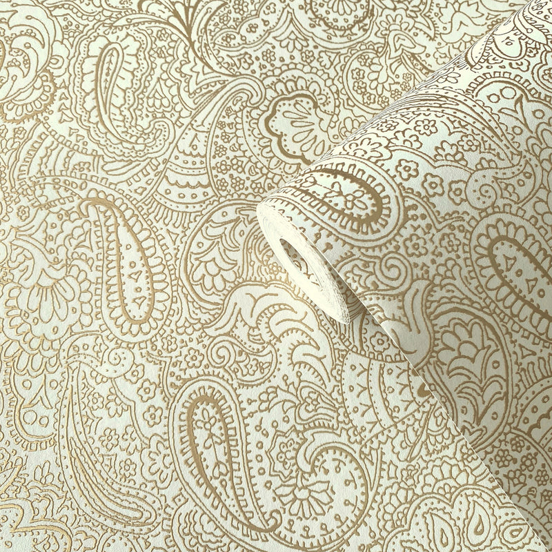 11301 Paisley Trellis Elegance Wallpaper By Galerie