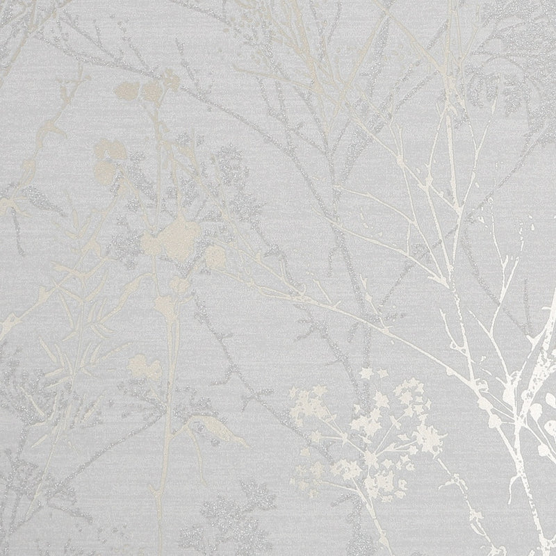 113251 Hedgerow Grey / Rose Gold Superfresco Wallpaper