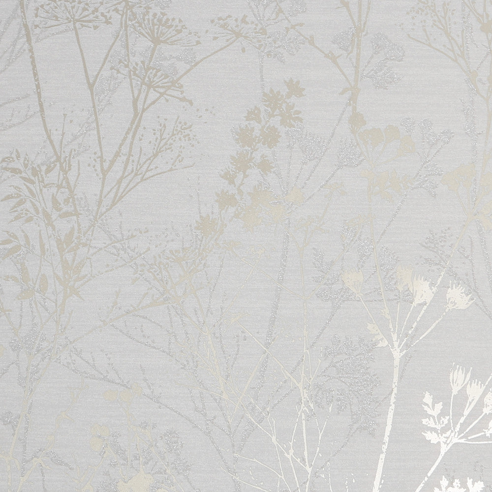 113251 Hedgerow Grey / Rose Gold Superfresco Wallpaper