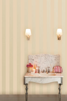 113337 Lille Pearlescent Stripe Wallpaper by Laura Ashley