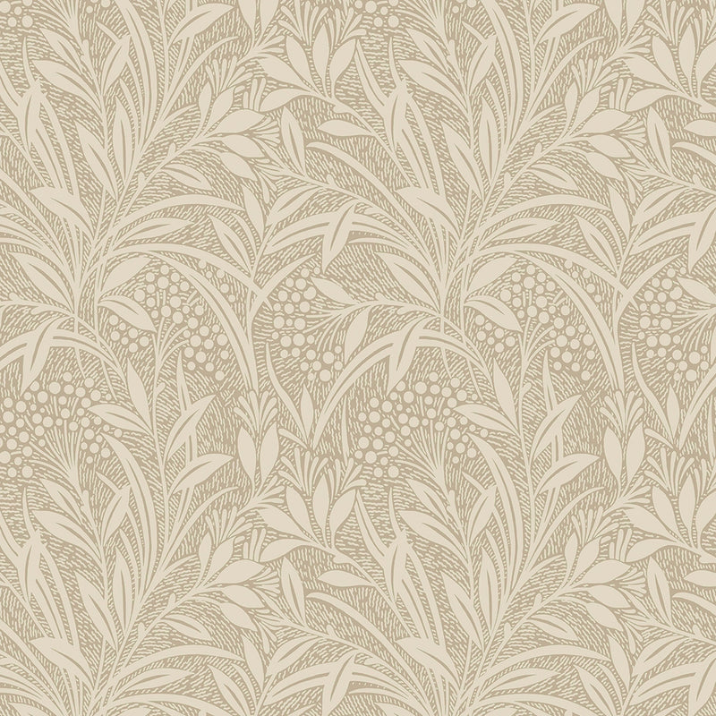 113340 Barley Natural Wallpaper by Laura Ashley