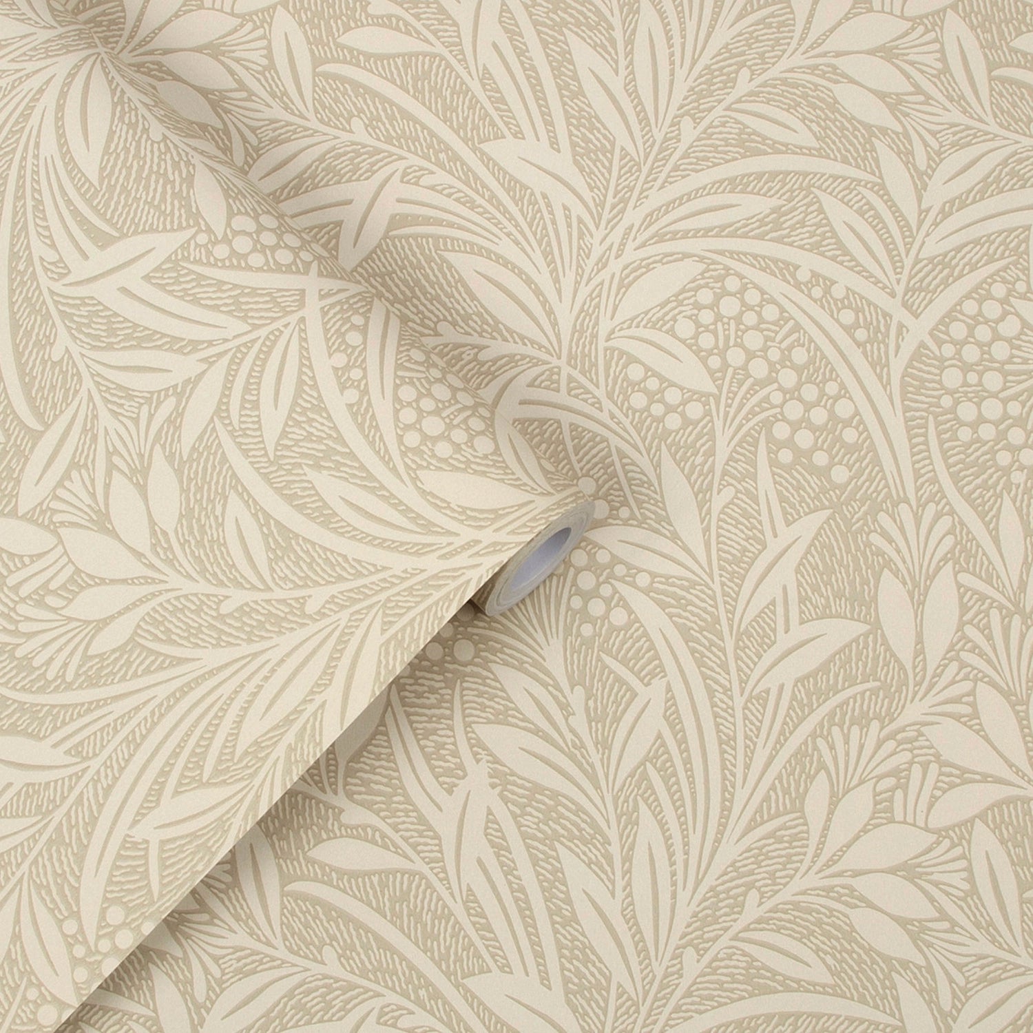 113340 Barley Natural Wallpaper by Laura Ashley