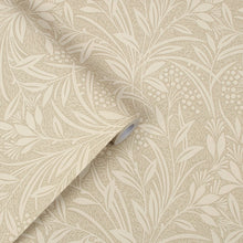 113340 Barley Natural Wallpaper by Laura Ashley