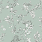 113345 Elderwood Duck Egg Wallpaper by Laura Ashley