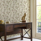 113346 Elderwood Natural Wallpaper by Laura Ashley