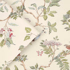 113346 Elderwood Natural Wallpaper by Laura Ashley