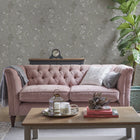 113347 Elderwood Steel Wallpaper by Laura Ashley
