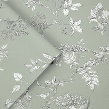 113348 Elderwood Sage Wallpaper by Laura Ashley