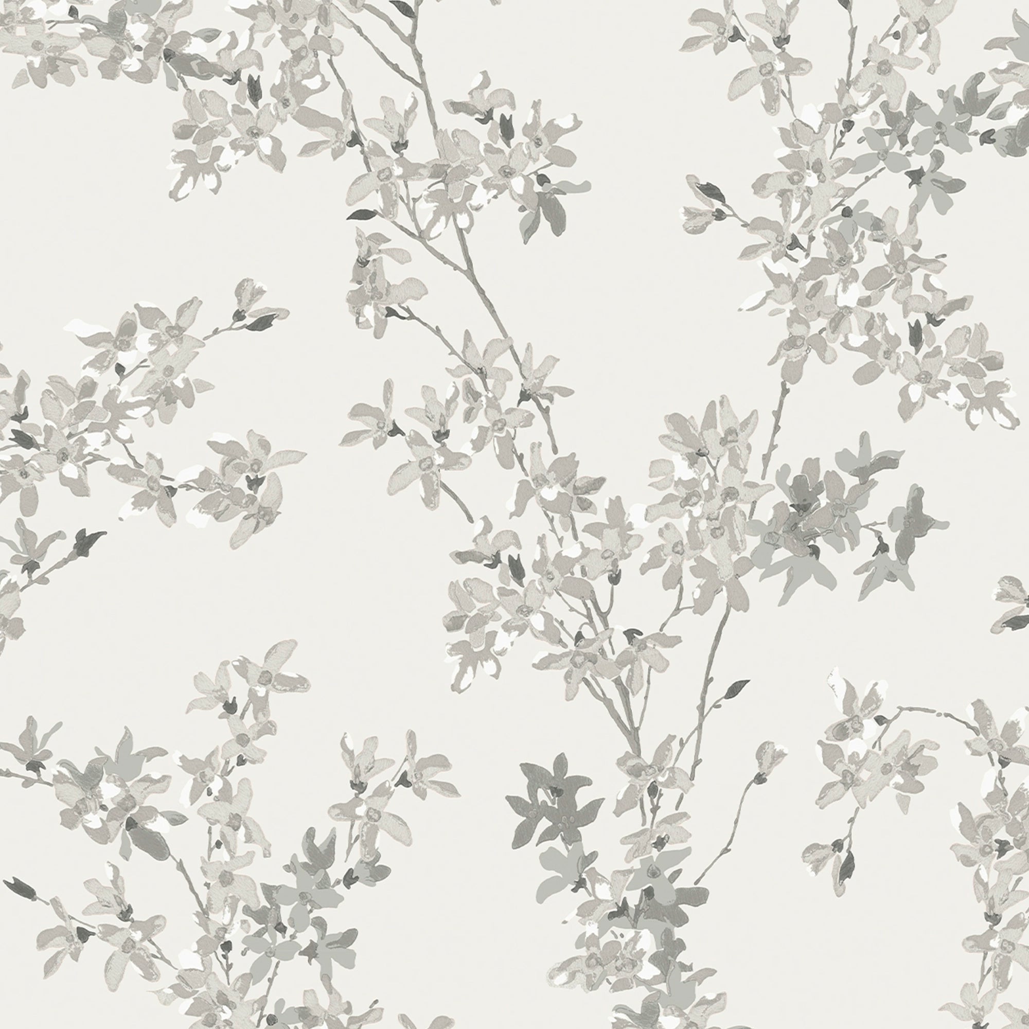 113349 Forsythia Steel Wallpaper by Laura Ashley