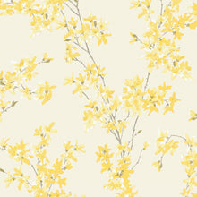113350 Forsythia Sunshine Wallpaper by Laura Ashley
