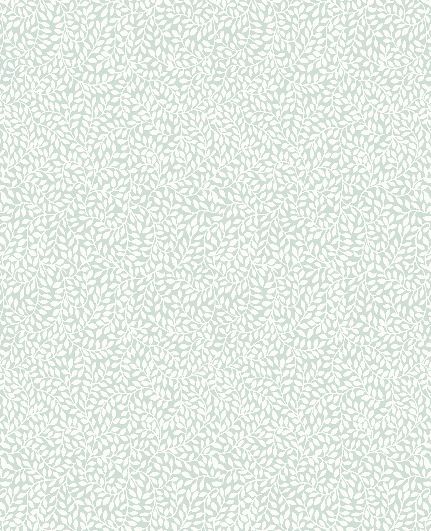 113351 Little Vines Duck Egg Wallpaper by Laura Ashley