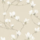 Little Magnolia Natural Wallpaper by Laura Ashley