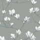 Little Magnolia Slate Wallpaper by Laura Ashley