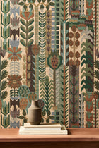 HFUP113356 Kuparr Evergreen/Terracotta Wallpaper by Harlequin