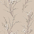 Pussy Willow Natural Wallpaper by Laura Ashley