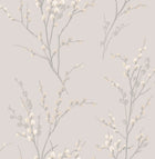 113361 Pussy Willow Dove Grey Wallpaper by Laura Ashley