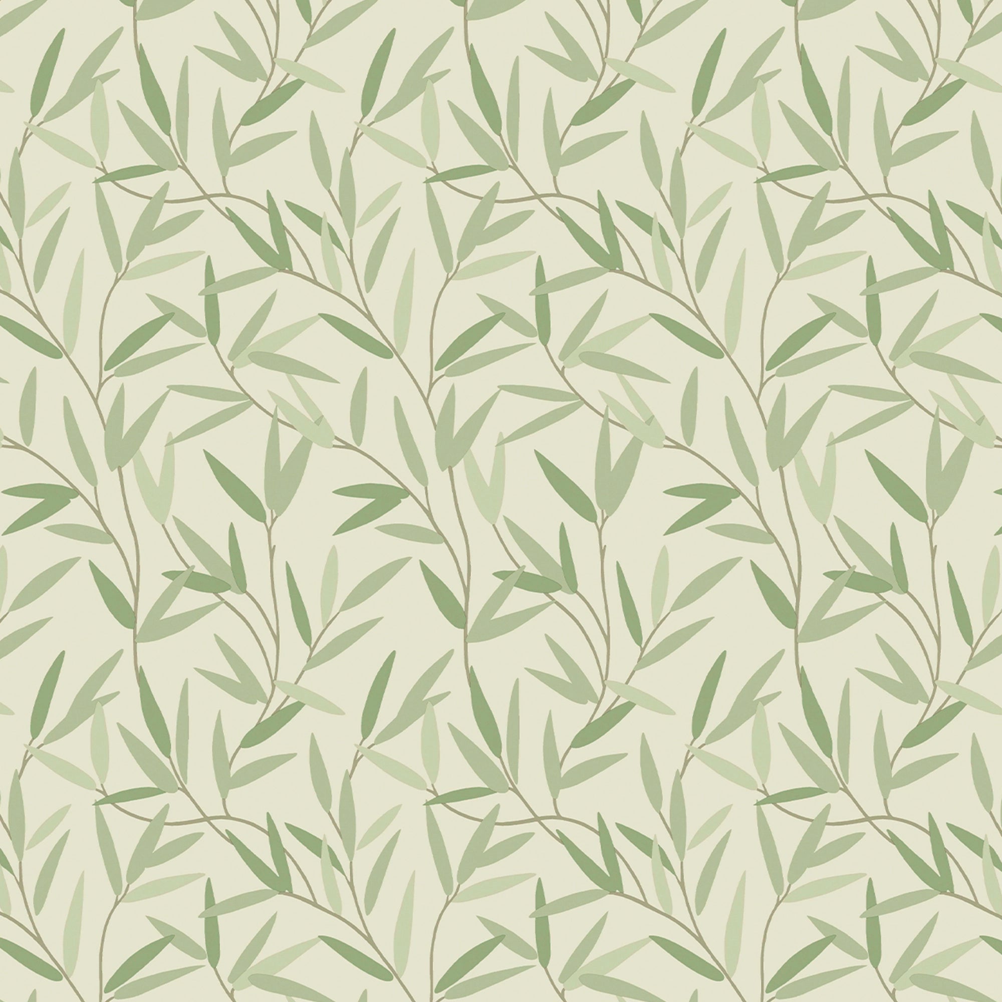 113364 Willow Leaf Hedgerow Wallpaper by Laura Ashley