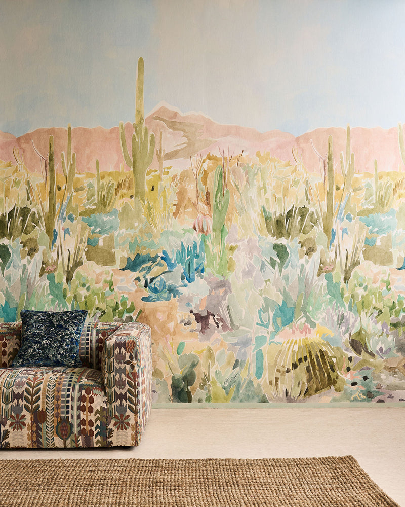 HFUP113369 Saltillo Grounded/Succulent/Haze Wallpaper by Harlequin