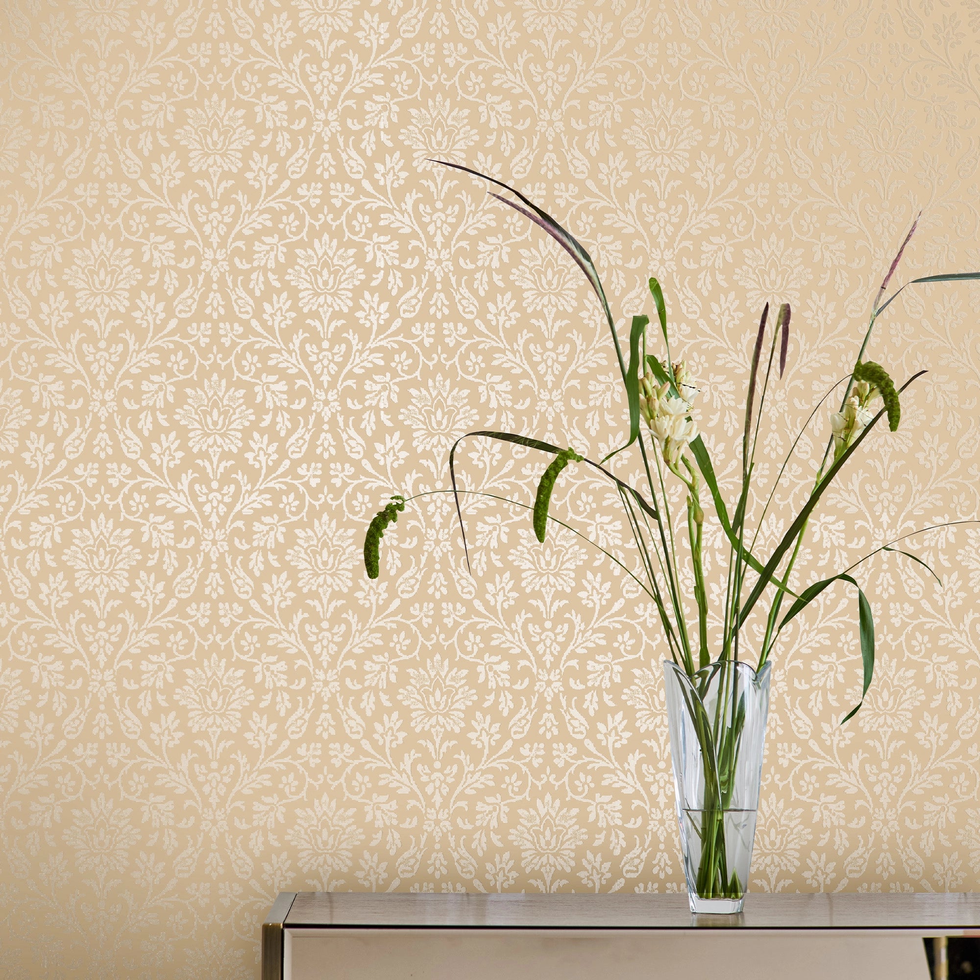 113370 Annecy Linen Wallpaper by Laura Ashley