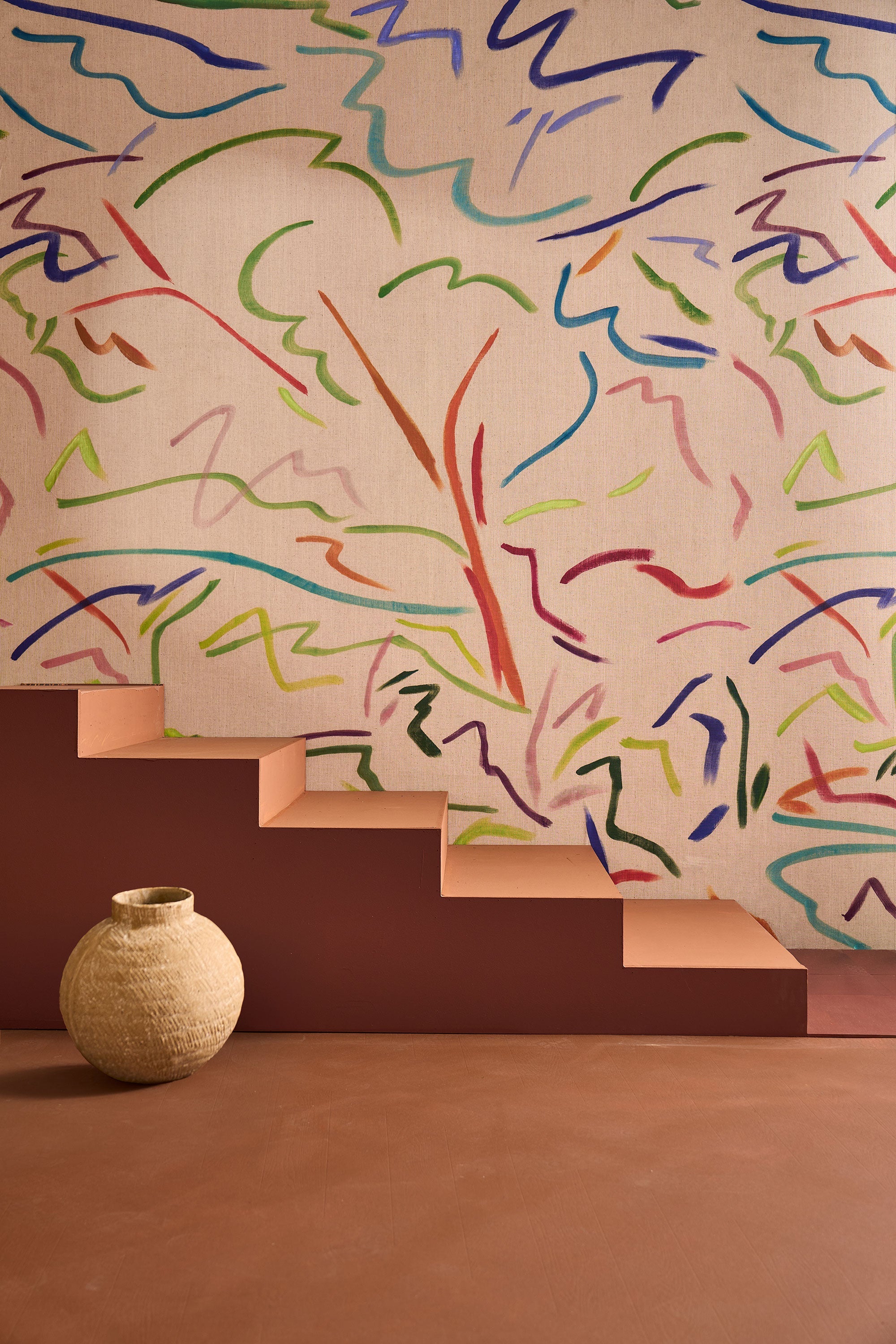 HFUP113371 Pintura Majorelle/Spice/Forest Wallpaper by Harlequin