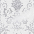 Josette Metallic Silver Wallpaper by Laura Ashley