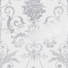 113379 Josette Metallic Silver Wallpaper by Laura Ashley