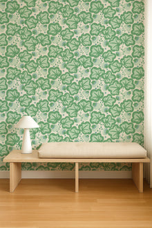 NPOP113380 Poppy Pod Jade Wallpaper by Scion