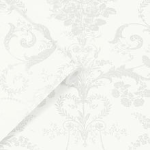 113382 Josette White Wallpaper by Laura Ashley