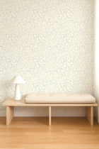 NPOP113389 Flo Swirl Cornflower Wallpaper by Scion