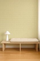 NPOP113393 Scallop Frill Buttercup Wallpaper by Scion