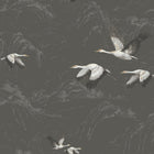 113393 Animalia Dark Steel Wallpaper by Laura Ashley