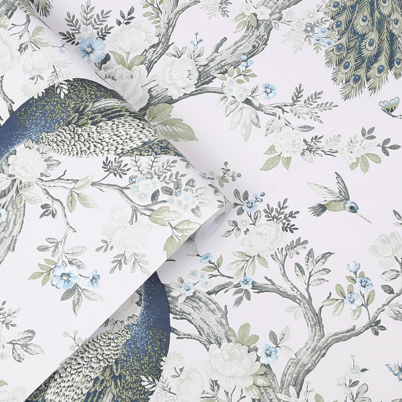 113397 Belvedere Midnight Wallpaper by Laura Ashley