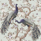 113398 Belvedere Duck Egg Wallpaper by Laura Ashley