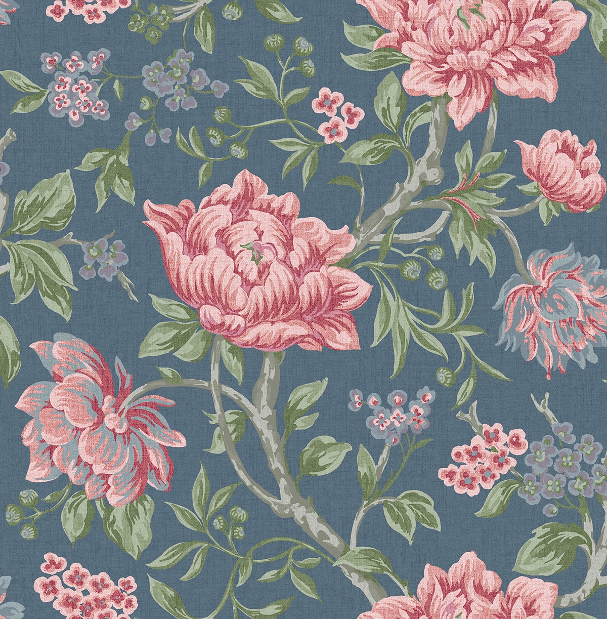 113407 Tapestry Floral Wallpaper by Laura Ashley