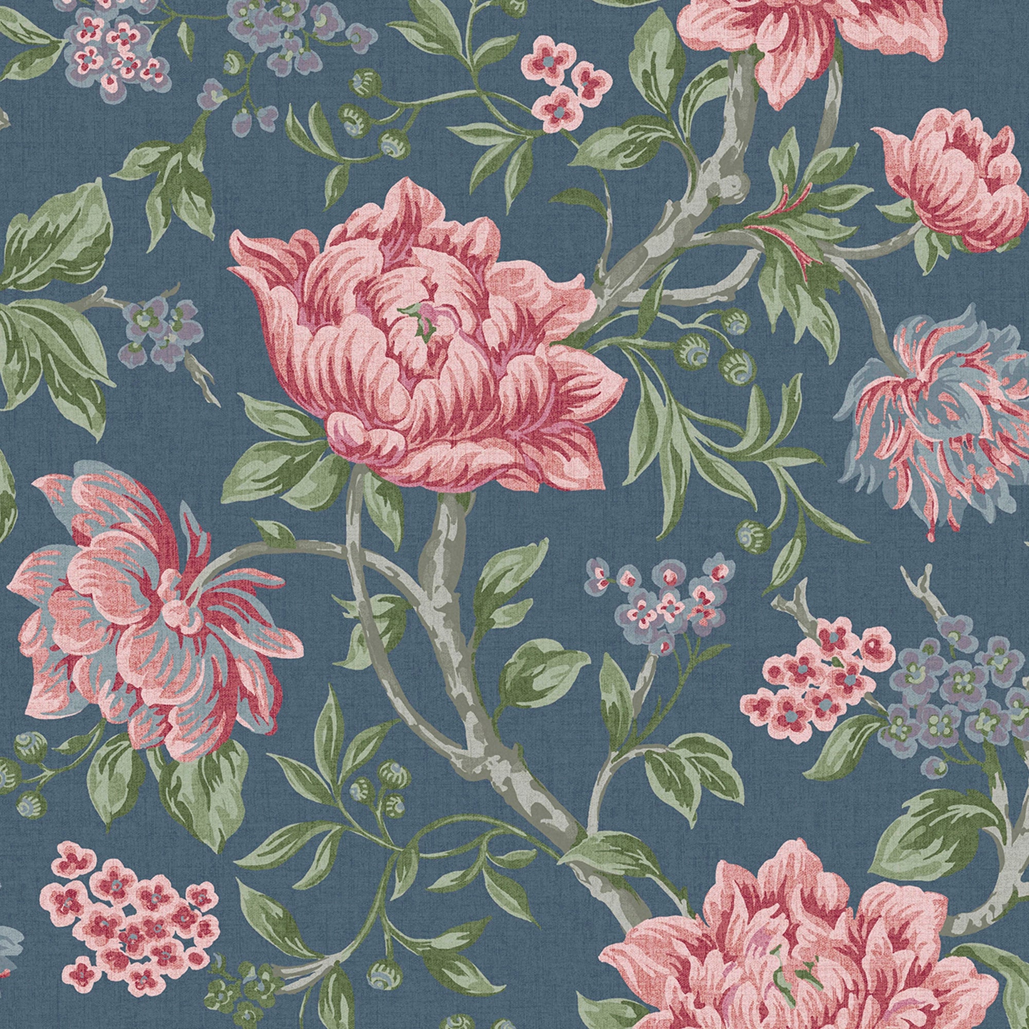 113407 Tapestry Floral Wallpaper by Laura Ashley