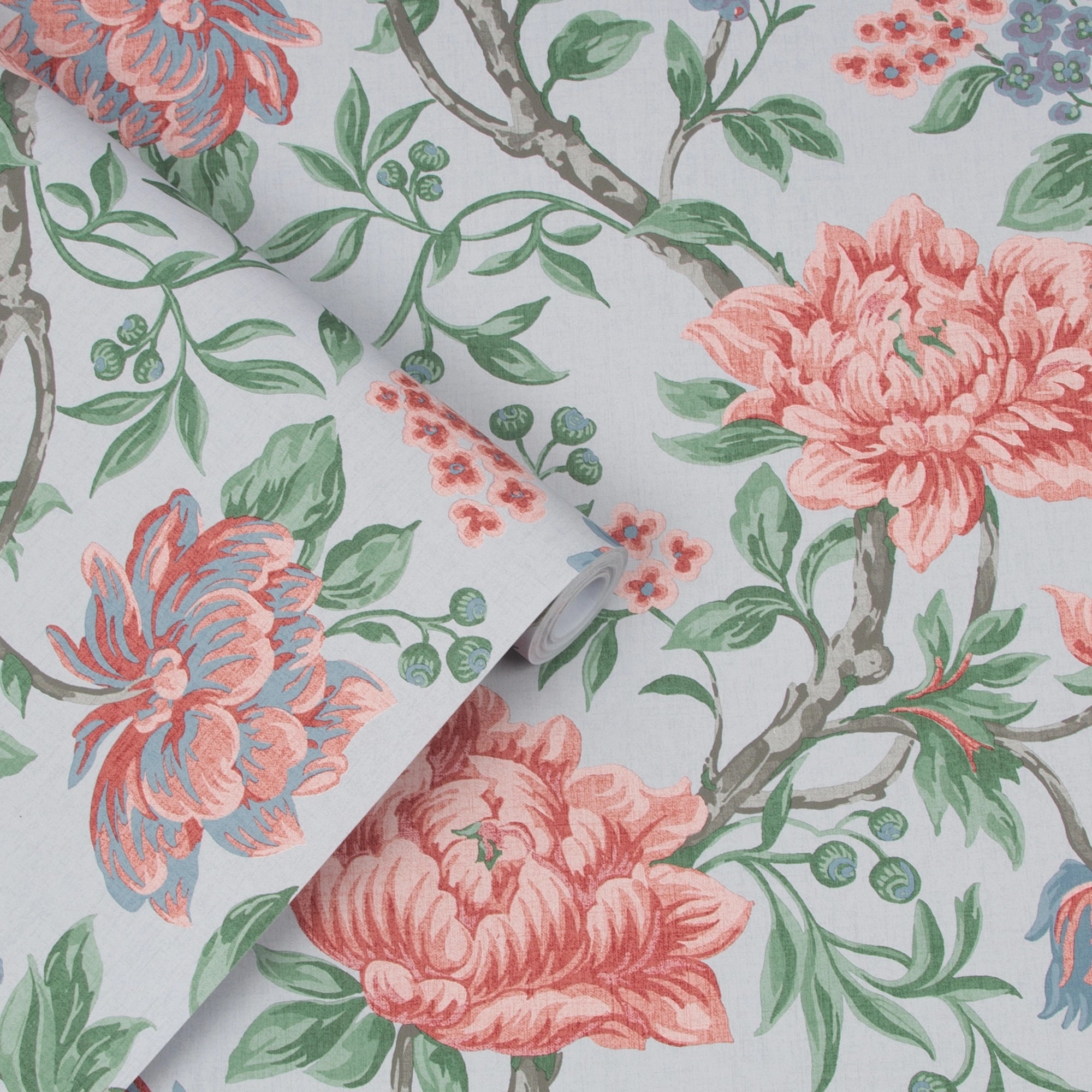 113408 Tapestry Floral Wallpaper by Laura Ashley