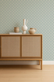 NPOP113409 Ditsy Daisy Powder Blue Wallpaper by Scion
