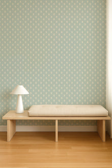 NPOP113409 Ditsy Daisy Powder Blue Wallpaper by Scion