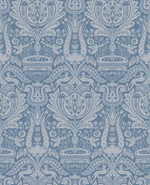 113409 Heraldic Damask Wallpaper by Laura Ashley