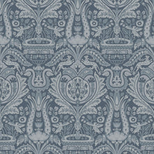 113409 Heraldic Damask Wallpaper by Laura Ashley