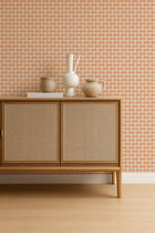 NPOP113411 Owl & Butterfly Tangerine/Blush Wallpaper by Scion