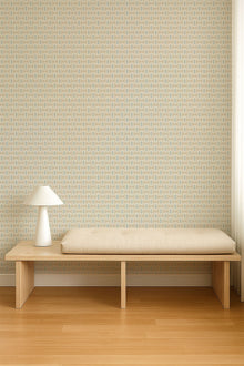 NPOP113412 Owl & Butterfly Pebble/Coast Blue Wallpaper by Scion