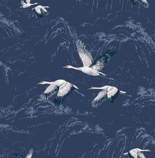 114894 Animalia Midnight Wallpaper by Laura Ashley