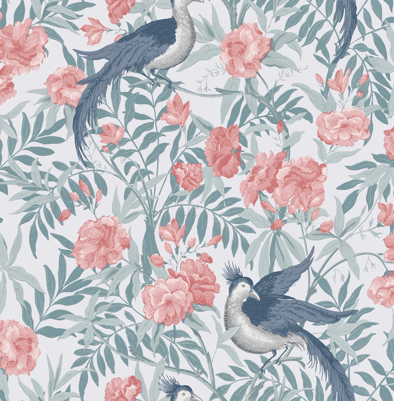 114895 Osterley Rosewood Wallpaper by Laura Ashley