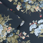 114898 Rosemore Midnight Seaspray Wallpaper by Laura Ashley