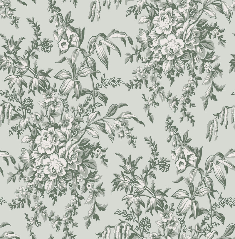 114899 Picardie Sage Wallpaper by Laura Ashley
